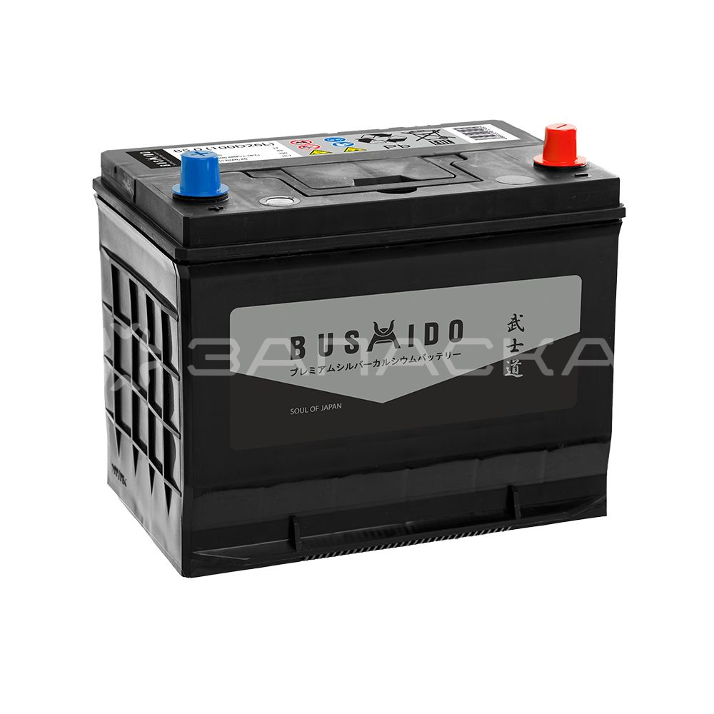 Аккумулятор автомобильный BUSHIDO SJ 85Ah 100D26L обратная полярность(CA)