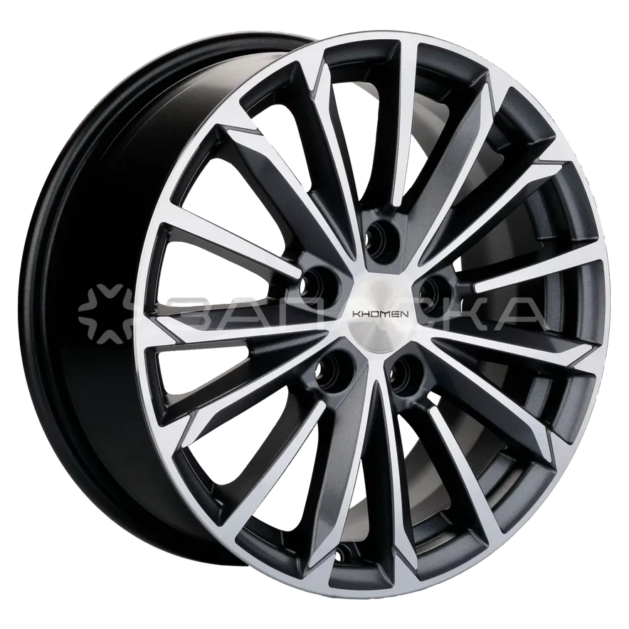 16   Khomen   KHW1611 ZV Qashqai  6.5*16 5*114.3 ET40 D66.1 F-SILVER