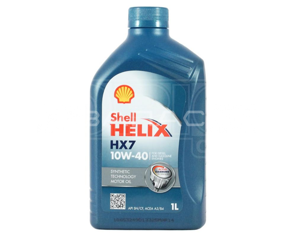 Масло моторное полусинтетическое SHELL Helix HX7 10W-40 1л