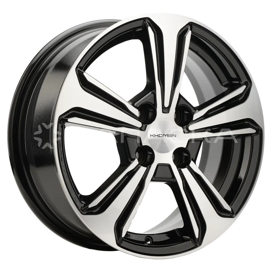 15   Khomen   KHW1502 ZV Vesta/Almera  6.0*15 4*100 ET50 D60.1  BLACK-FP