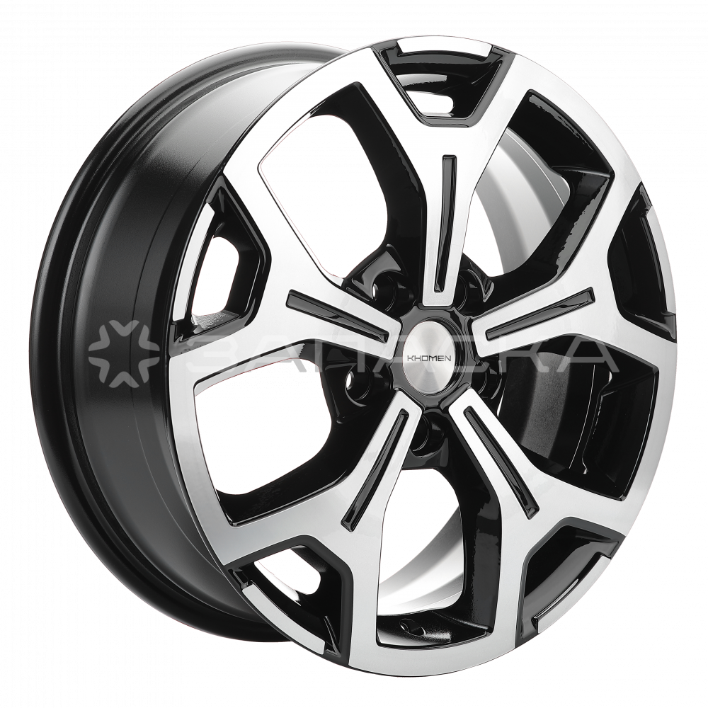 17   Khomen   KHW1710 ZV Ceed  6.5*17 5*114.3 ET50 D67.1 BLACK-FP