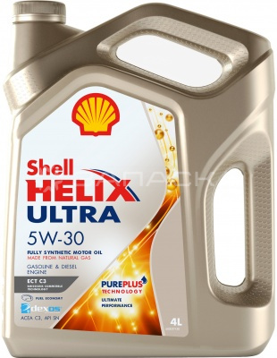 Масло моторное синтетическое SHELL Helix Ultra ECT C3 5W-30 4л