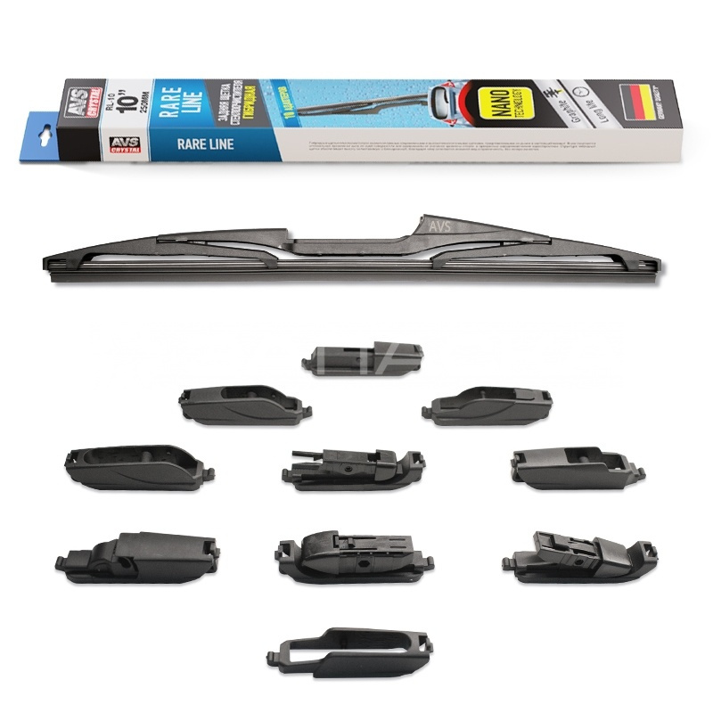 Щетка стеклоочистителя AVS задняя гибридная Rare Line (10 в 1) (30 см) AVS RL-12