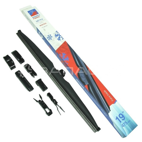 Щетка стеклоочистителя зимняя Double Force 475 мм (19")