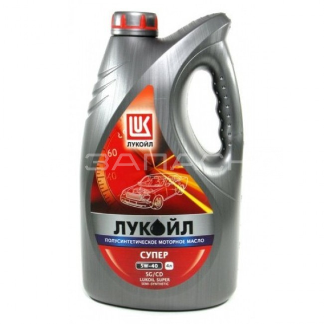 Масло моторное полусинтетическое Лукойл Супер 5W40  SG/CD 4л