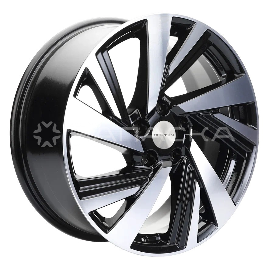 18   Khomen   KHW1801 ZV Tiguan/Kodiaq  7.5*18  5*112 ET43 D57.1 BLACK-FP