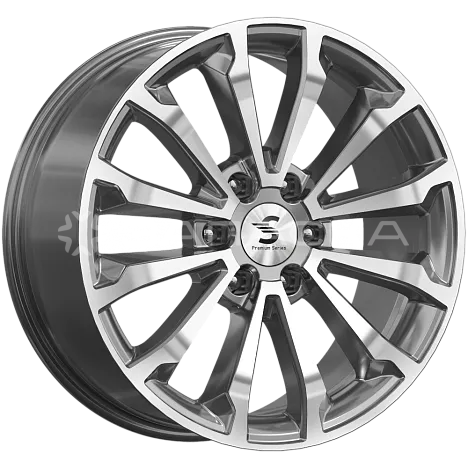 20    SKAD Premium Series     КР006 Patrol  8.5*20 6*139.7 ET30 D77.9  Diamond gloss graphite