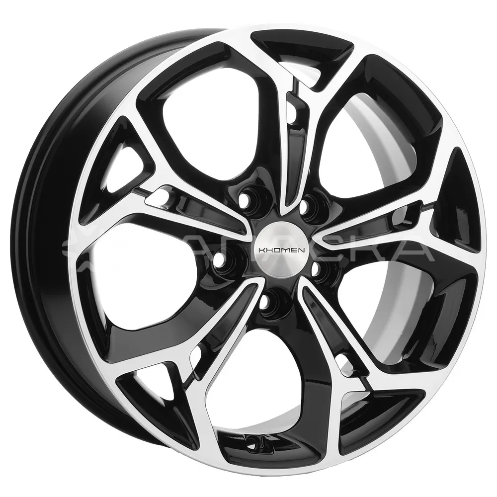 17   Khomen   KHW1702 ZV RAV4  7.0*17 5*114.3 ET39 D60.1  BLACK-FP