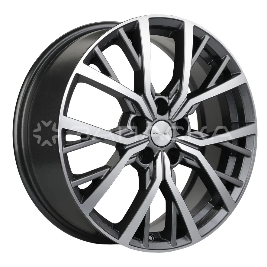 18   Khomen   KHW1806 EXEED TXL  7.0*18 5*108 ET36 D65.1  GRAY-FP