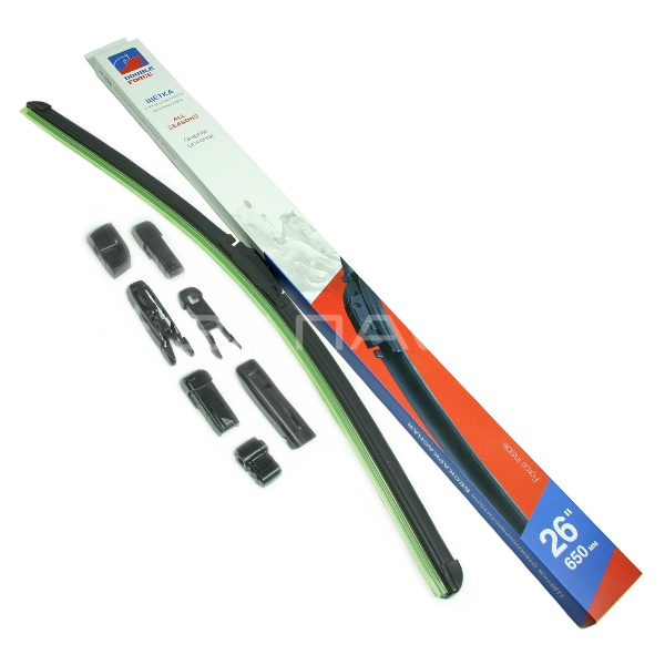 Щетка стеклоочистителя бескаркасная Double Force 650 мм (26")