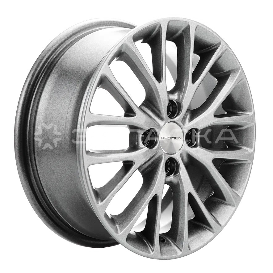 15   Khomen   KHW1506 Rio I  6.0*15 4*100 ET48 D54.1  G-SILVER