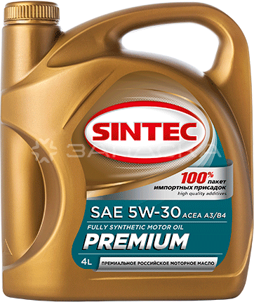 Масло моторное синтетическое SINTEC PREMIUM 5W30 A3/B4 4л [М]