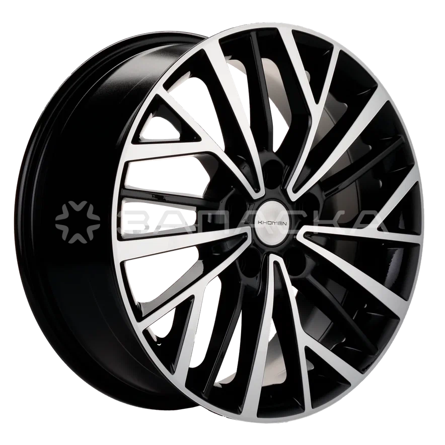 17   Khomen   KHW1717 ZV X-Trail  7.0*17 5*114.3 ET45 D66.1  BLACK-FP