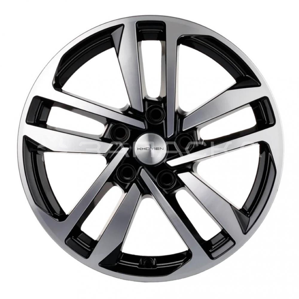 16   Khomen   KHW1612 ZV 16 Camry/Corolla/Grand Vitara  6.5*16 5*114.3 ET45 D60.1  BLACK-FP