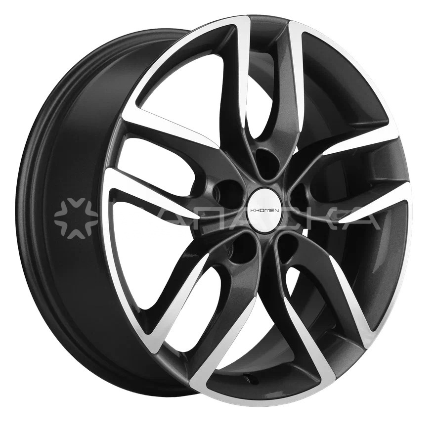 17   Khomen   KHW1708 ZV Chery Tiggo 7pro   6.5*17 5*108 ET33 D60.1  GRAY-FP
