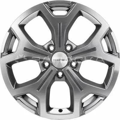 17   Khomen   KHW1710 Kaptur/Arkana  6.5*17 5*114.3 ET50 D66.1  GRAY-FP