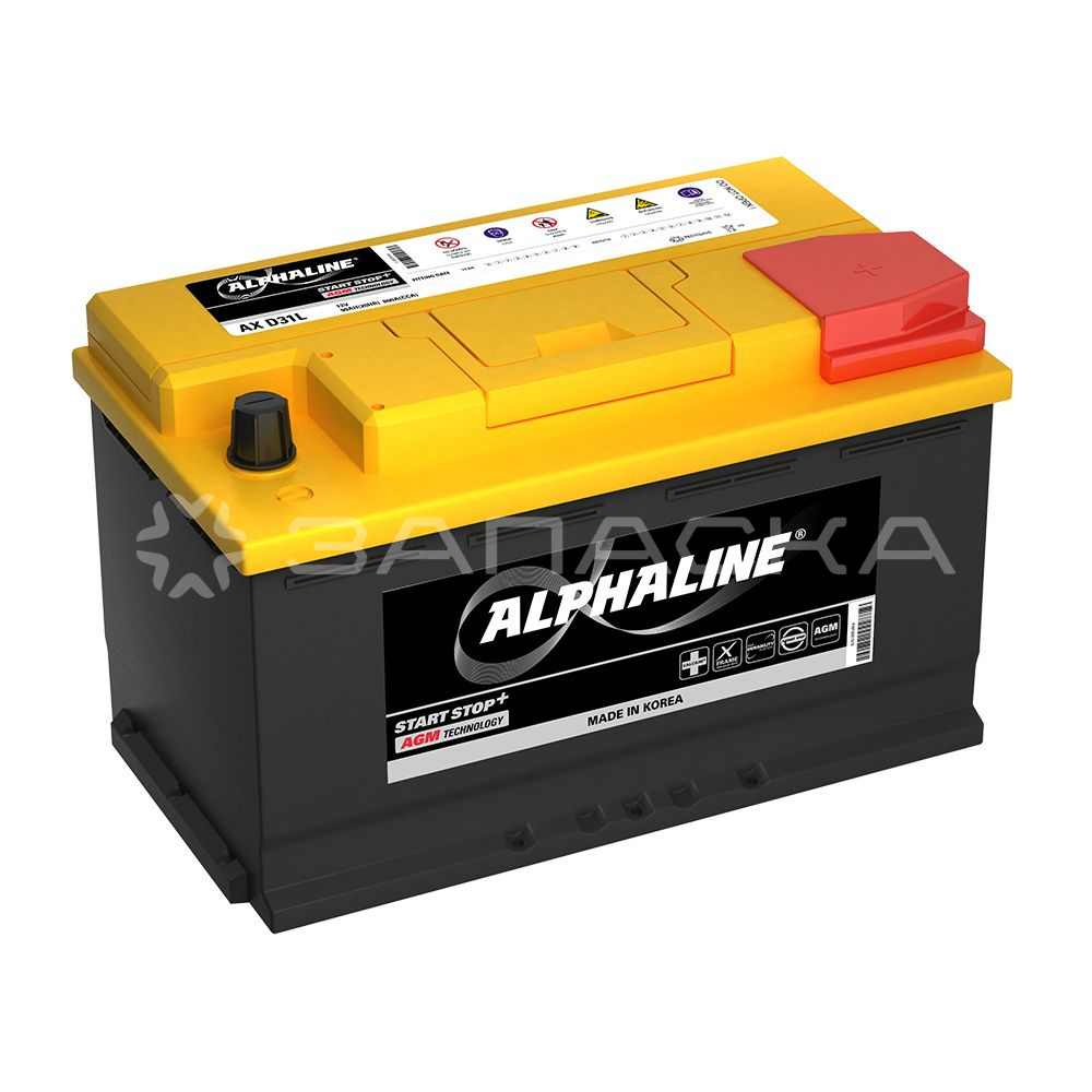 Аккумулятор ALPHALINE AGM 80Ah L4.0 SA 58020 обратная полярность