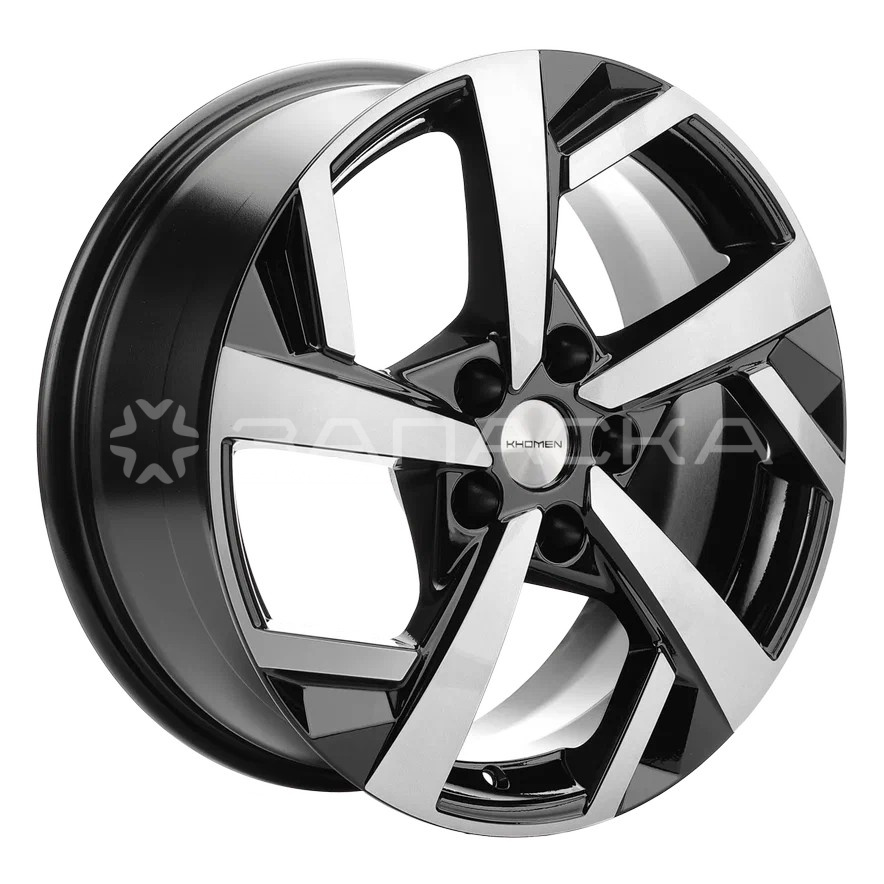 17   Khomen   KHW1712 ZVKaroq  7.0*17  5*112 ET43 D57.1 BLACK-FP