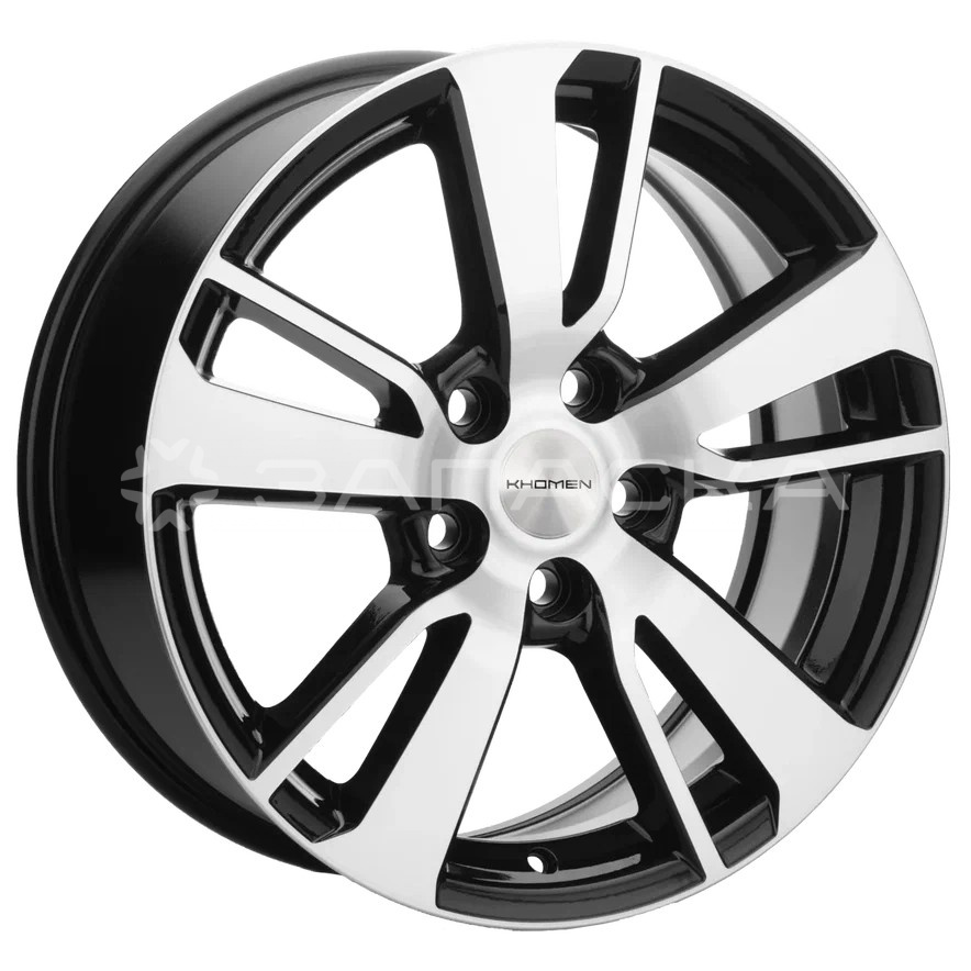 17   Khomen   KHW1704 ZV Outlander  7.0*17 5*114.3 ET38 D67.1  BLACK-FP