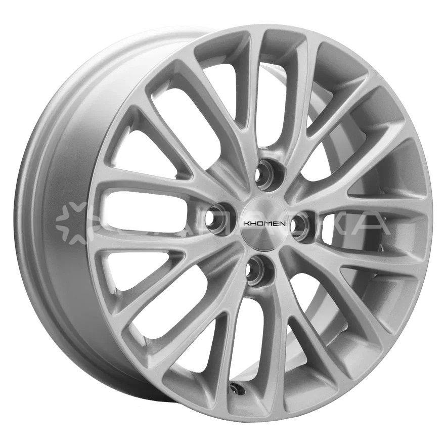 15   Khomen   KHW1506 Rio II  6.0*15 4*100 ET46 D54.1  F-SILVER