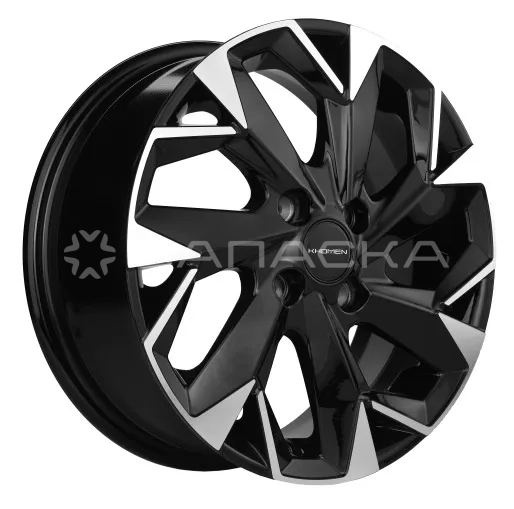 15   Khomen   KHW1508  15 ZV Vesta  6.0*15 4*100 ET50 В60.1  BLACK-FP    Уценка
