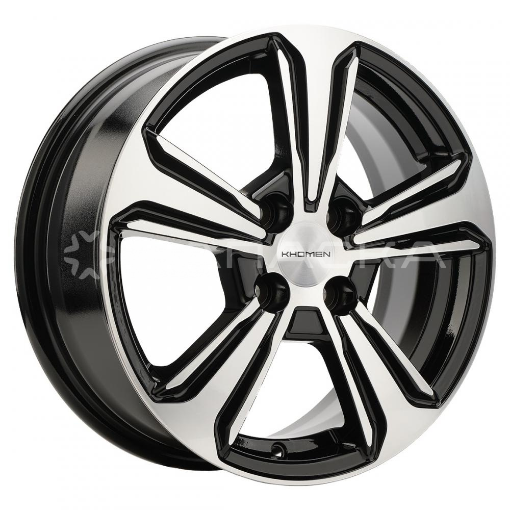 15   Khomen   KHW1502 ZV Vesta/Almera  6.0*15 4*100 ET50 D60.1  BLACK-FP