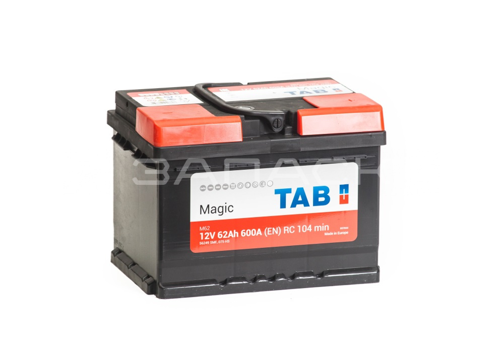 Аккумулятор автомобильный TAB Magic 62Ah LB2.0 обратная полярность