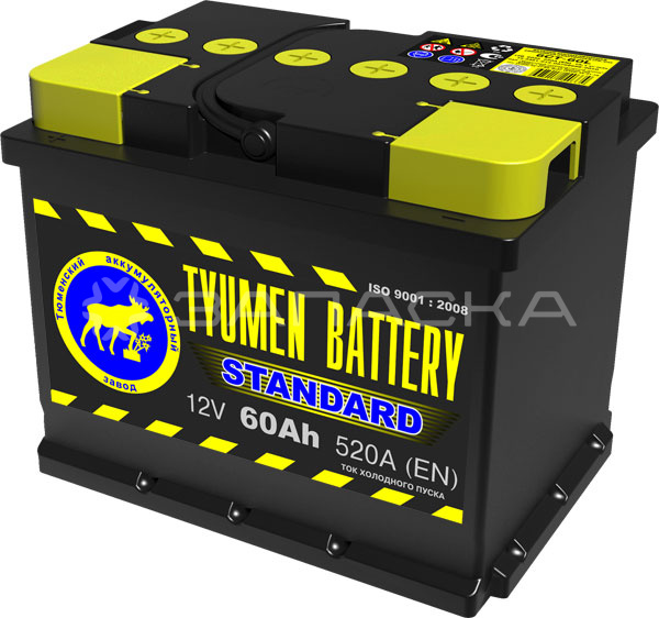 Аккумулятор Tyumen Battery 6ст-60L Standard о.п. 