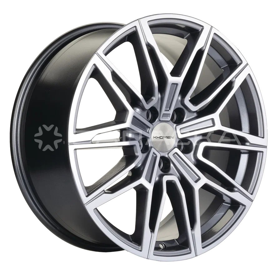 19   KHOMEN   KHW1904 (GenesisG90/InfQ50/Q60/KIA K9)  9.5*19 5*114.3 ET40 D67.6  GRAY-FP