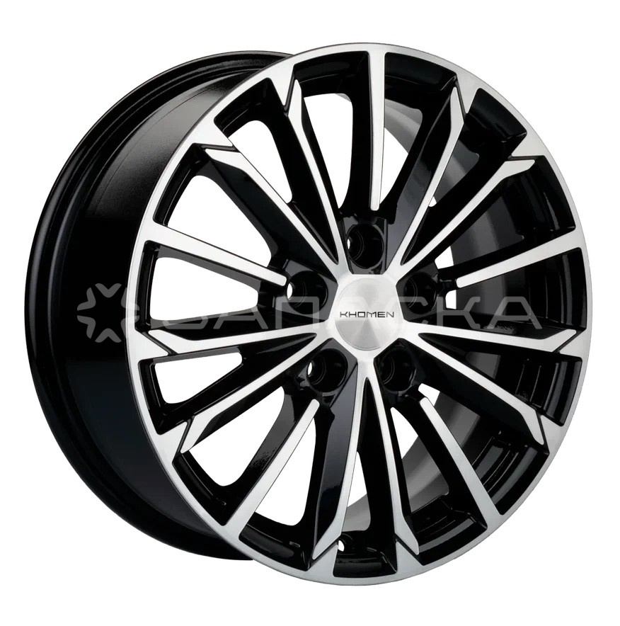 16   Khomen   KHW1611 ZV Geely Coolray  6.5*16 5*114.3 ET45 D54.1  BLACK-FP