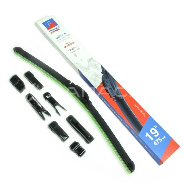 Щетка стеклоочистителя бескаркасная Double Force 475 мм (19")
