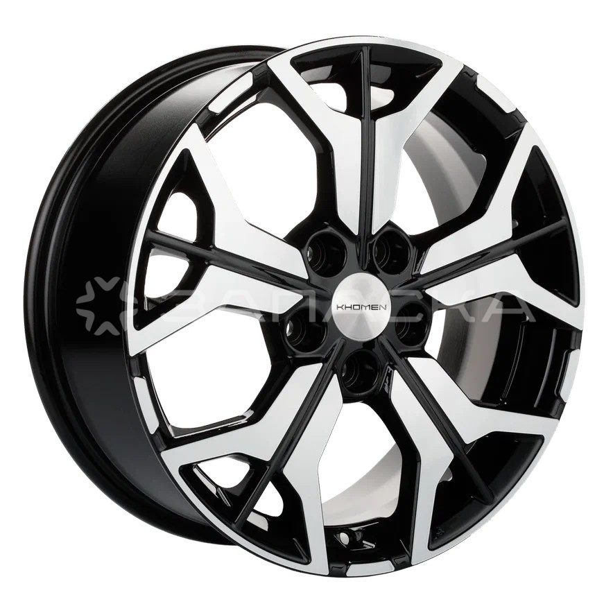 17   Khomen   KHW1715  17 ZV Teana/X-trail  7.0*17 5*114.3 ET45 D66.1  BLACK-FP