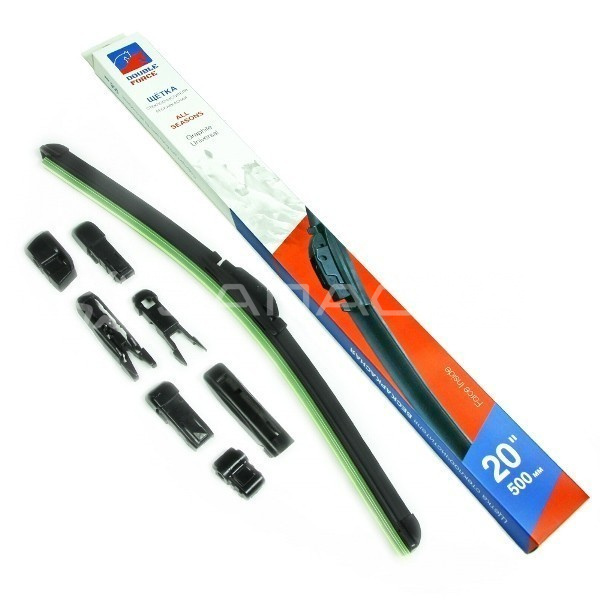 Щетка стеклоочистителя бескаркасная Double Force 500 мм (20")