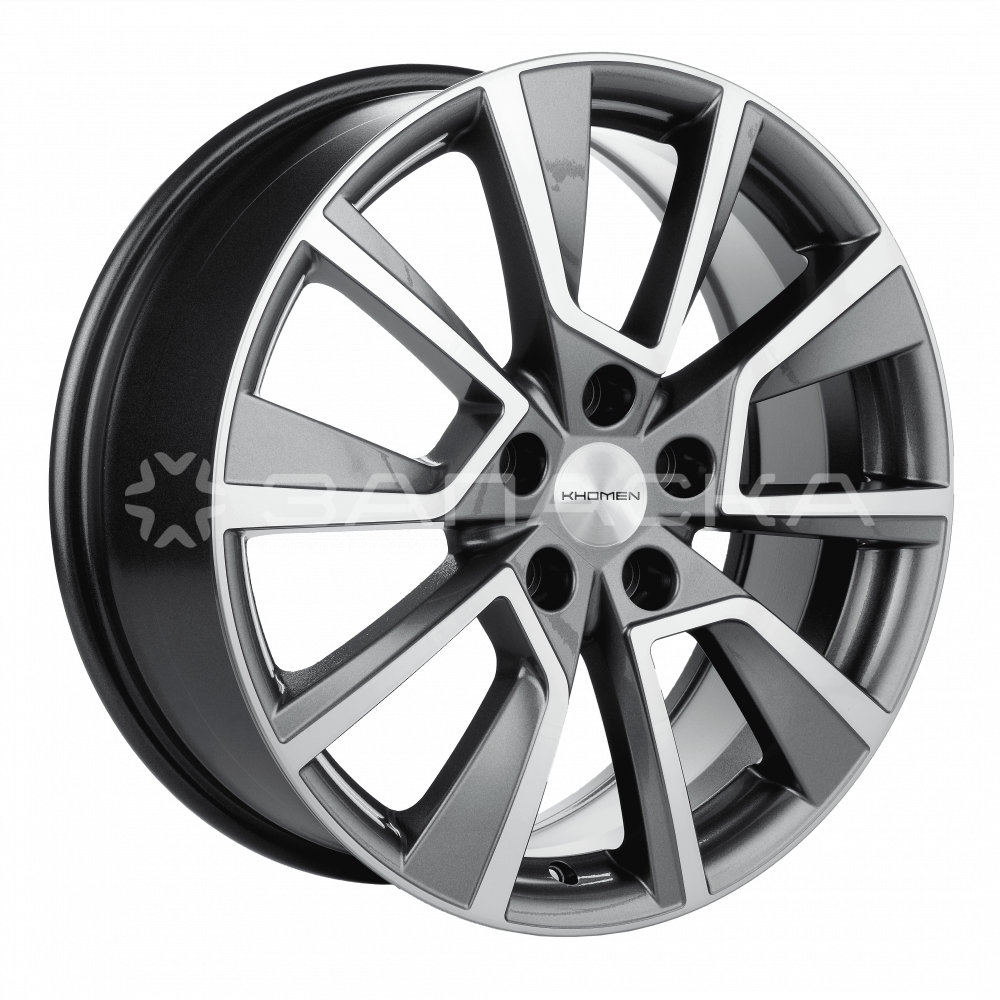 18   Khomen   KHW1802 ZV Lifan X70  7.0*18 5*114.3 ET35 D60.1  GRAY-FP