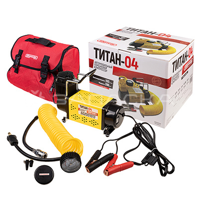 Компрессор автомобильный  SKYWAY ТИТАН-04 100 л/мин