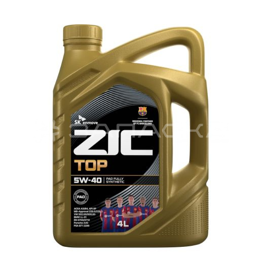 Масло моторное синтетическое ZIC  TOP 5W40 4л [М]