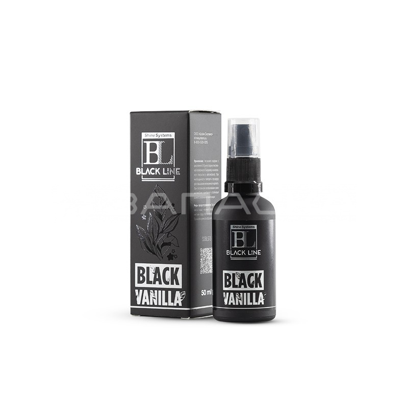 Shine Systems Black Line Black Vanilla - ароматизатор для авто и дома, 50 мл