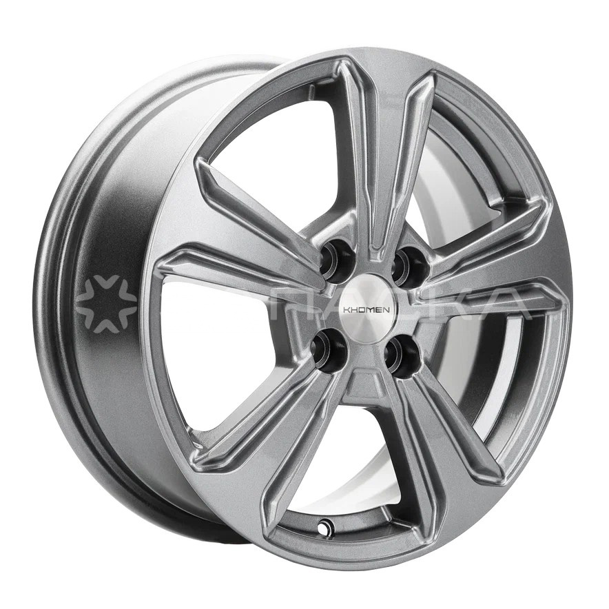 15   Khomen   KHW1502 ZV Solano  6.0*15 4*100 ET45 D54.1  GRAY