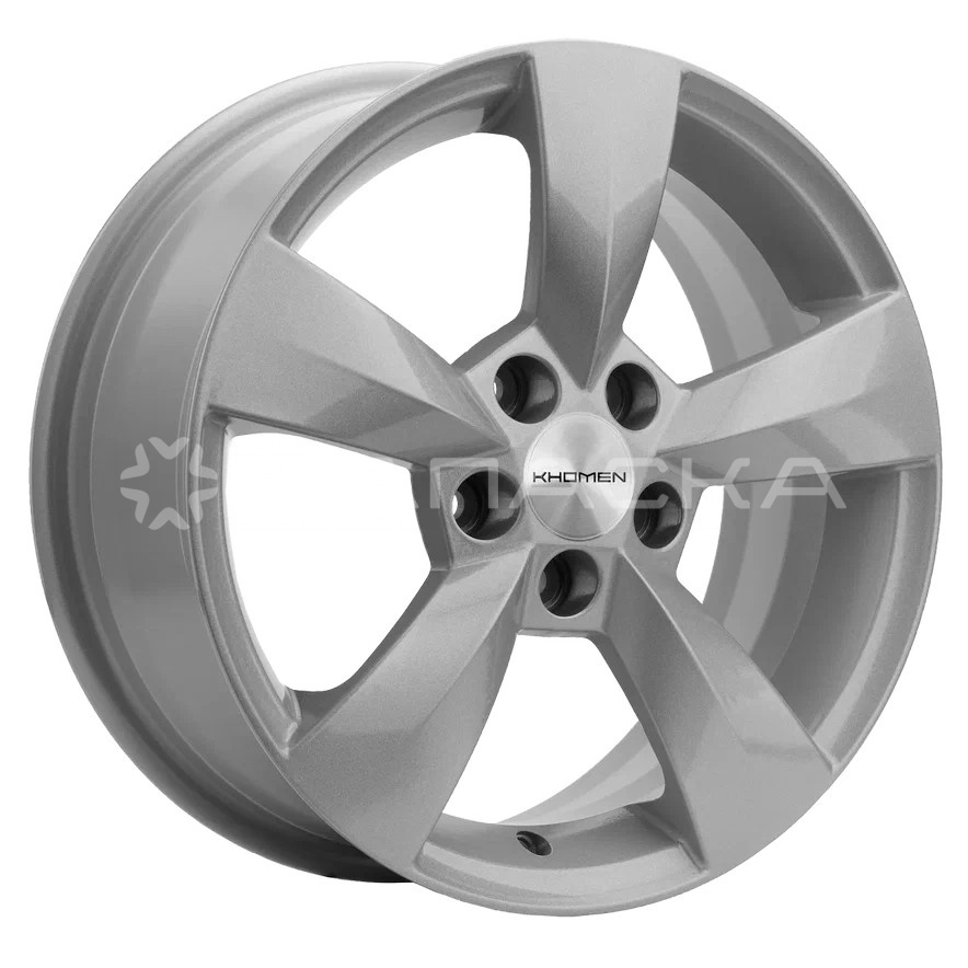 15   Khomen   KHW1504 ZV Polo  6.0*15 5*100 ET40 D57.1  F-SILVER