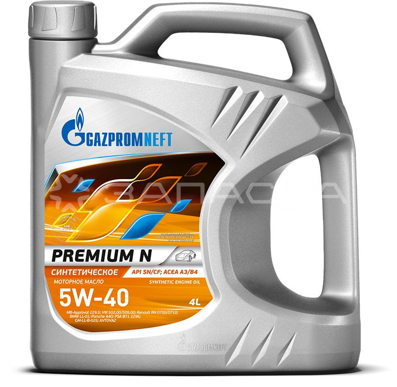 Масло моторное синтетическое Gazpromneft Premium N 5W40 4л [М]