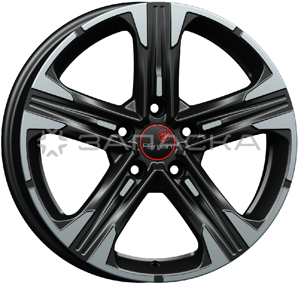 17    Вектор     R240 A Tiguan   7.0*17 5*112 ET40 D57.1  Black Polished