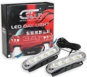 Фонари дневного хода "CLS" 12V,4Led.алюм.корпус, (150*53*40мм)