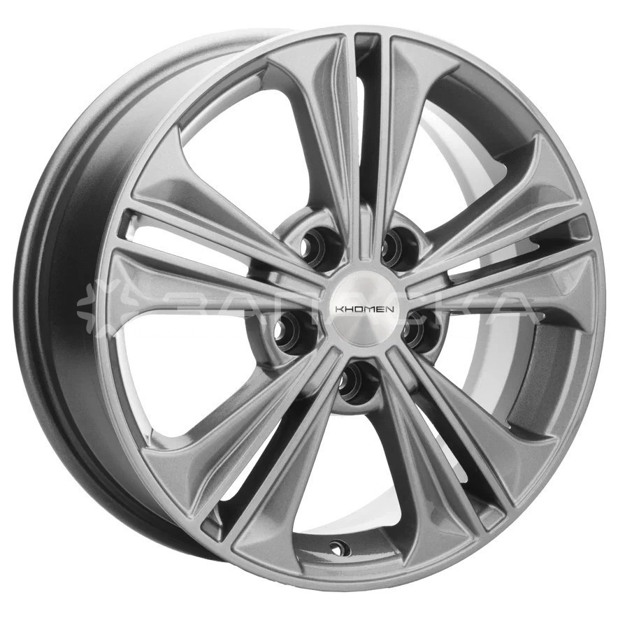 16   Khomen   KHW1603 Creta/Seltos  6.0*16 5*114.3 ET43 D67.1  G-SILVER