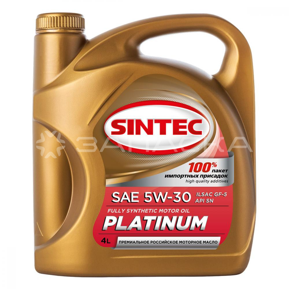 Масло моторное синтетическое SINTEC PLATINUM 5W30 SN GF5 4л