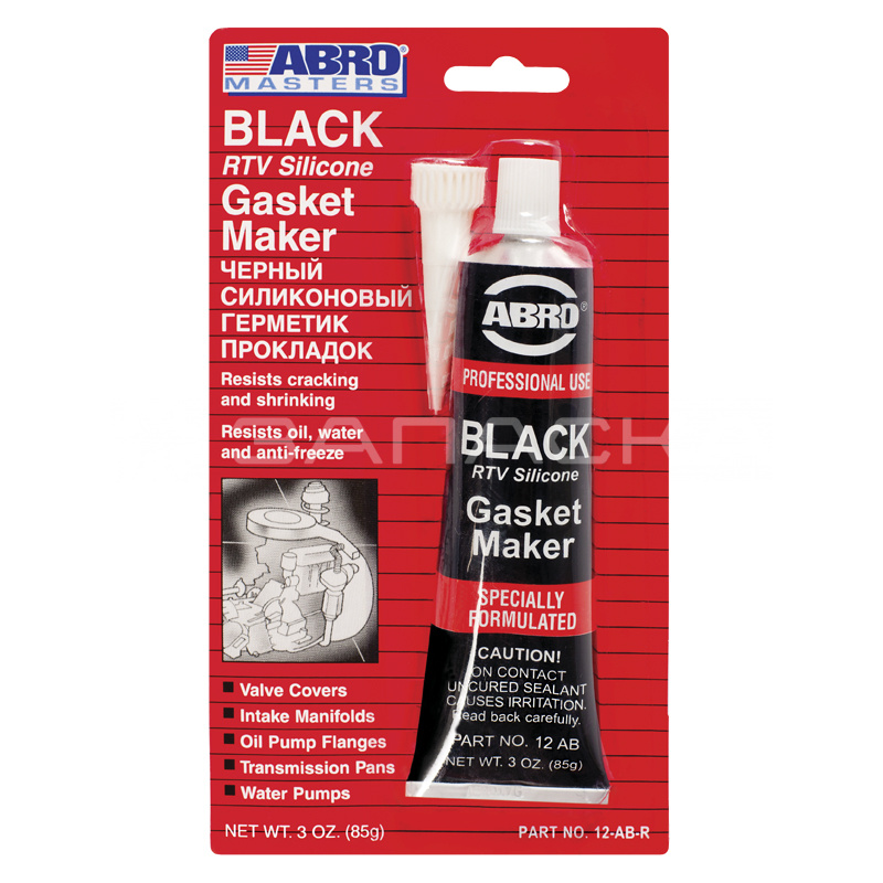 Герметик прокладок ABRO MASTERS чёрный (Black) 85 гр. 