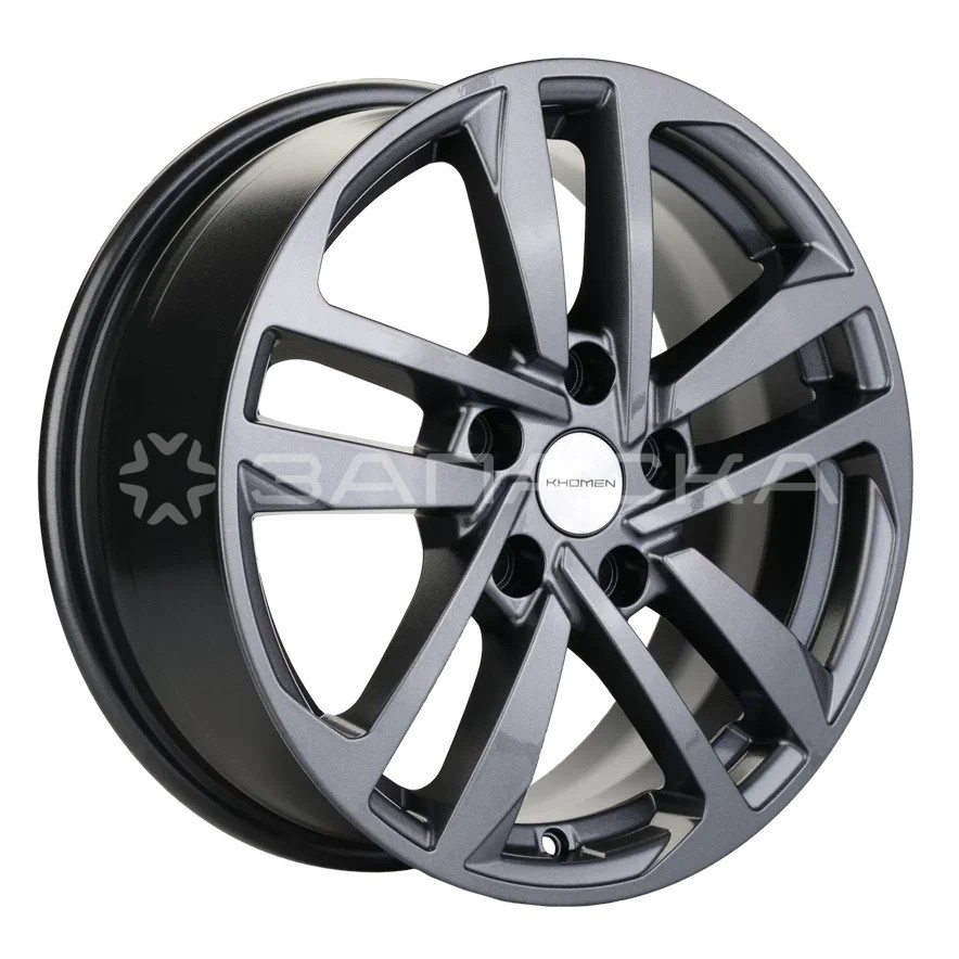 16   Khomen   KHW1612 ZV 16 Mazda 3/ix35  6.5*16 5*114.3 ET45 D67.1  GRAY