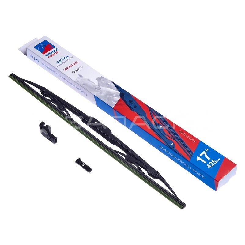 Щетка стеклоочистителя каркасная Double Force 425 мм (17")