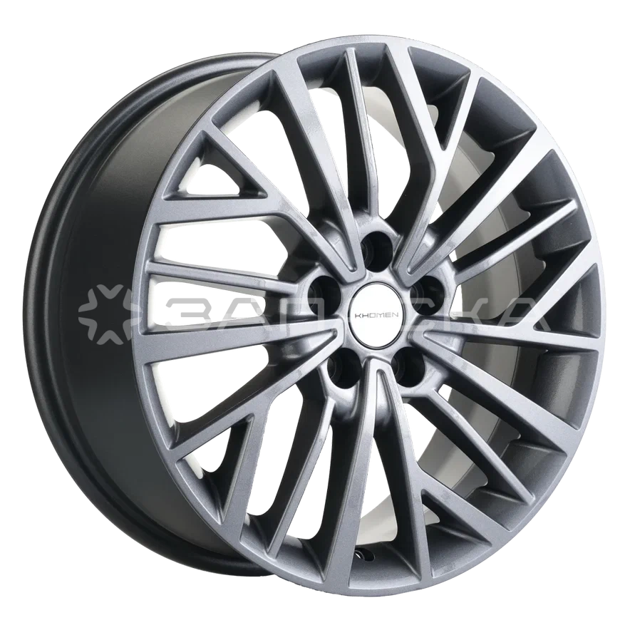 17   Khomen   KHW1717 ZV RAV4  7.0*17 5*114.3 ET35 D60.1  BLACK-FP