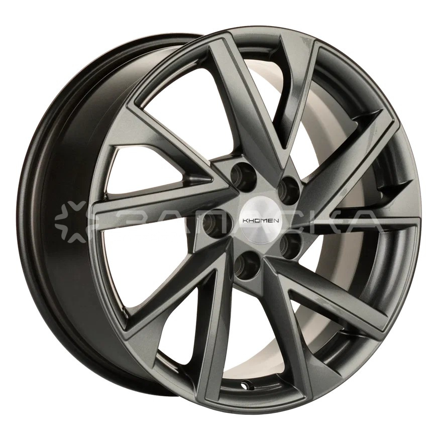 17   Khomen   KHW1714  17 ZV Kuga/Focus  7.0*17 5*108 ET50 D63.35  GRAY