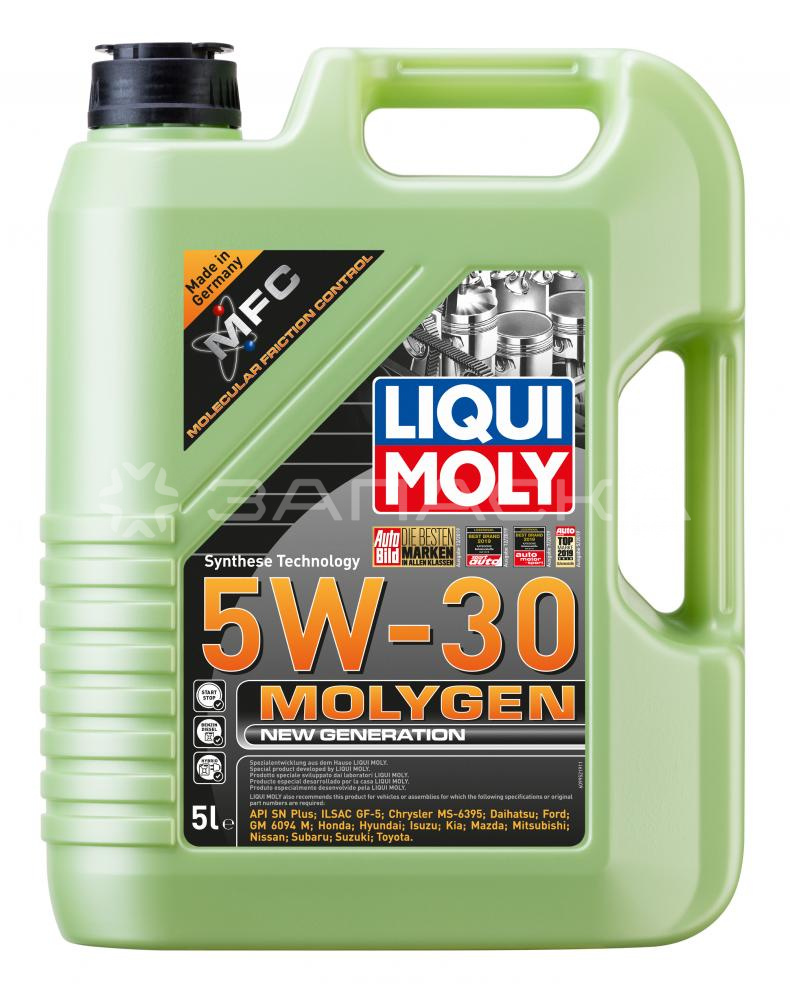 Масло моторное синтетическое LiquiMoly Molygen New Generation 5W30 5л